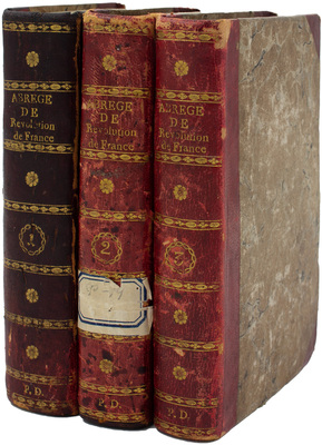 [Фантен-Дезодоар А. Хронологический очерк революции во Франции. Для использования в государственных школах. В 3 т. Т. 1–3]. Paris: Chez Barba, Libraire, 1802.